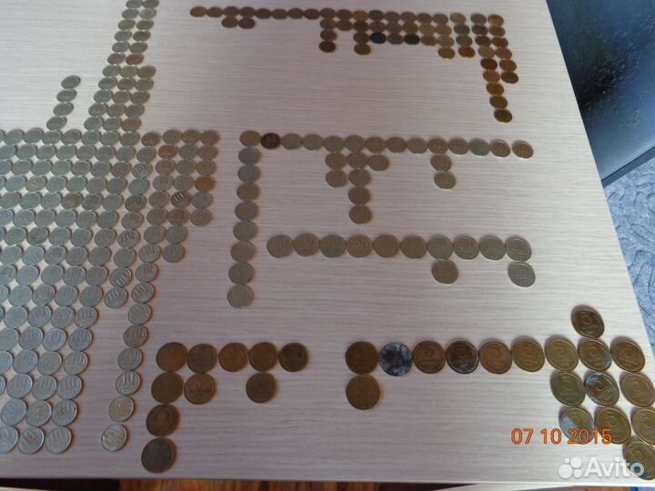 Монеты СССР 1кг. (700 шт)