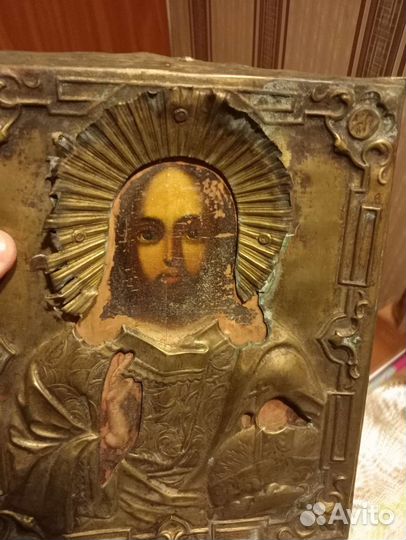 Икона Спас Державный оклад