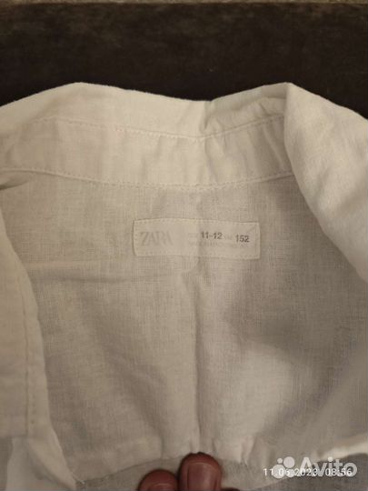 Рубашка zara для мальчика 152