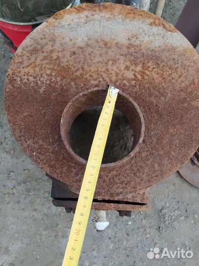 Печь буржуйка чугунная СССР толстостенная