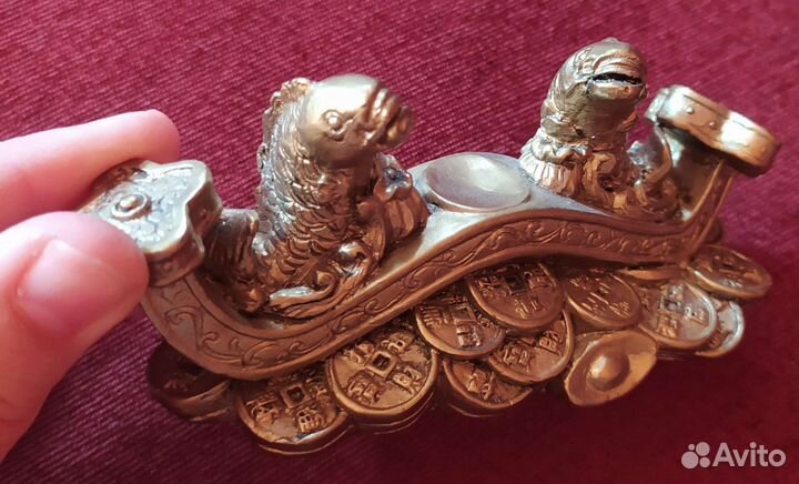 Статуэтка сова / рыба