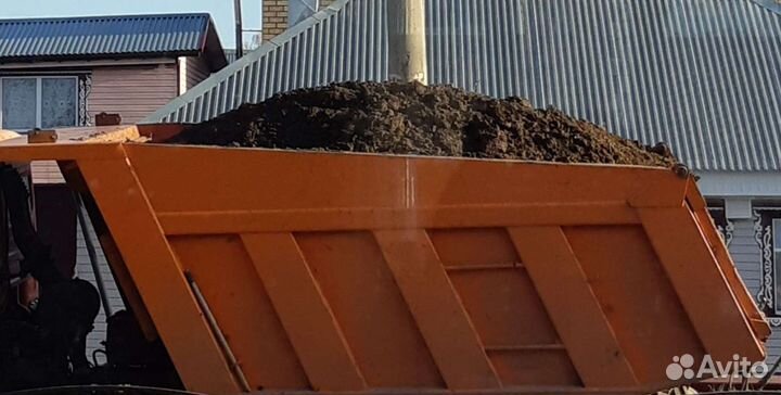 Перегной, навоз, песок, щебень