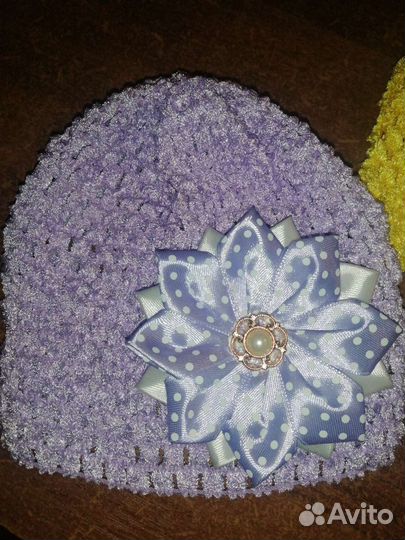 Детские шапочки для девочек