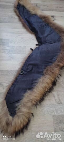 Меховой воротник енот