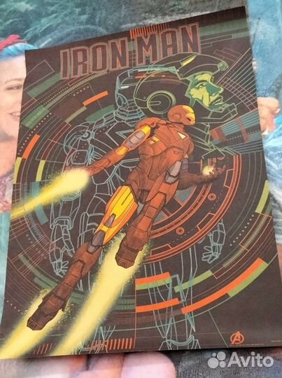 Плакаты постеры аниме марвел