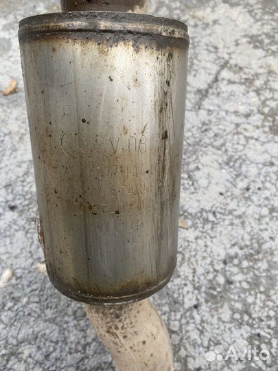 Малый глушитель Mercedes Benz S w220