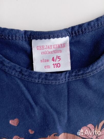 Платье для девочки 110 gloria jeans