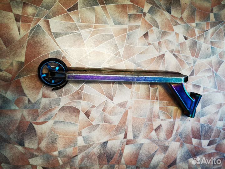 Дека, руль, вилка, от трюкового самоката saga voku