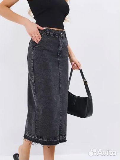 Юбка джинсовая