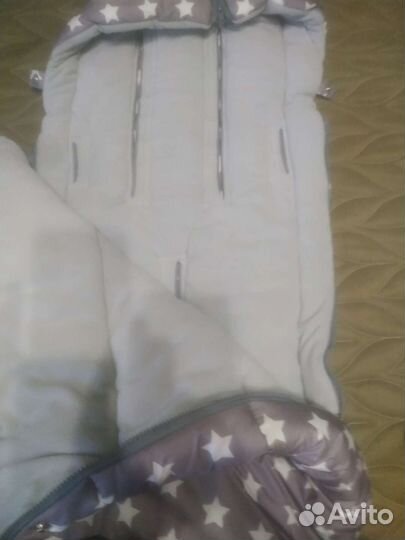 Зимний конверт в коляску