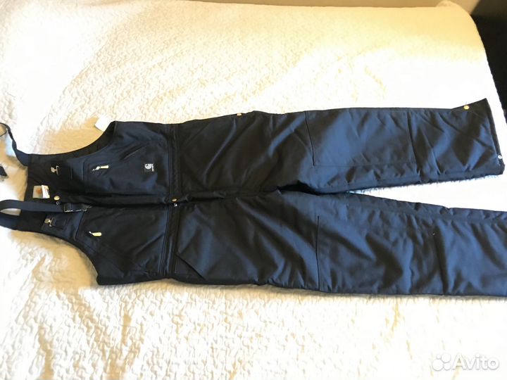 Зимний Полукомбинезон Carhartt r33blk 36х32рр