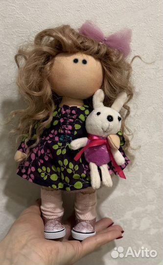 Кукла интерьерная текстильная