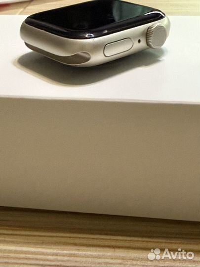 Часы apple watch 7 41 mm starlight