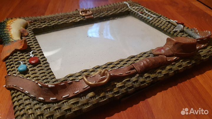 Рамка для фото рыбалка удочка спининг рыба