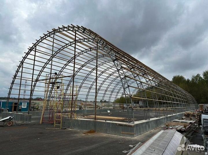 Арки арочного ангара 18м18000 мм