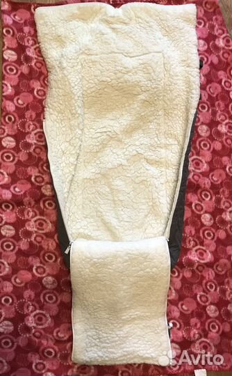 Конверт в коляску санки зимний на овчине