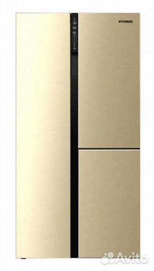 Холодильник hyundai CS6073FV шампань