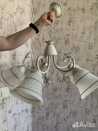 Люстра потолочная бу