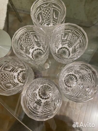 Стопки хрустальные