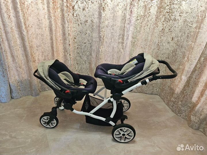 Коляска для двойни bebetto 42