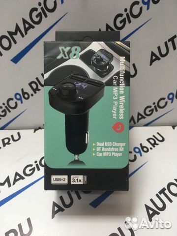 FM-трансмиттер (модулятор) Х8 с Bluetooth