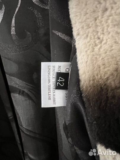 Шуба из кролика рекс 48