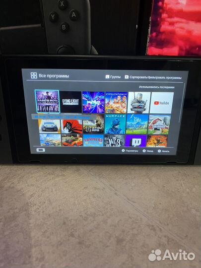 Nintendo switch rev2 с играми