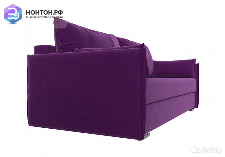 Диван еврокнижка Сайгон микровельвет фиолетовый
