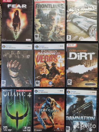 Компьютерные игры - диски для пк