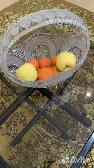 Конфетница хрусталь СССР