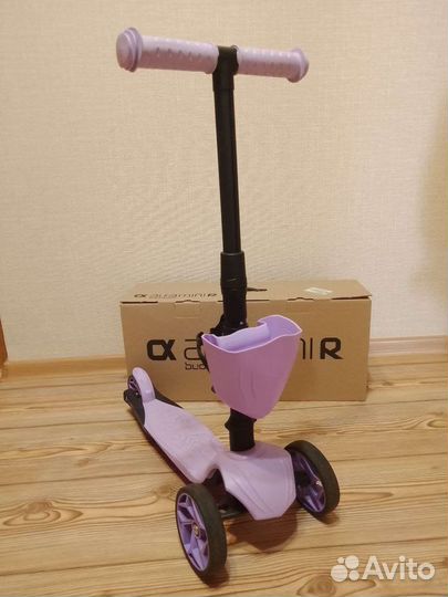 Самокат детский трехколесный новый