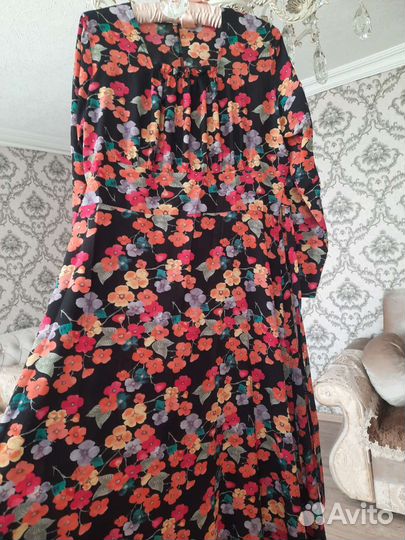 Летнее длинное платье