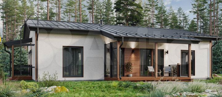 Дом 123 м² на участке 10 сот.