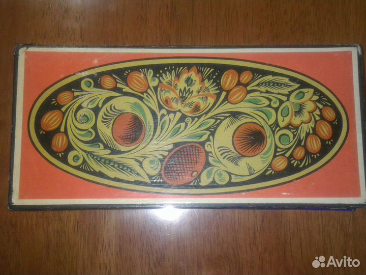 Набор спичек СССР, хохлома, 1966г