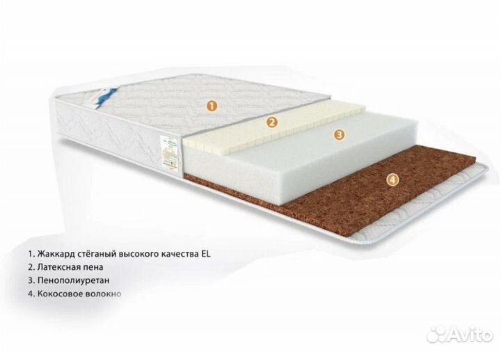 Матрас ортопедический детский 120 60