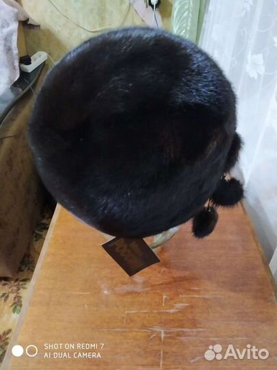 Шапка норковая женская