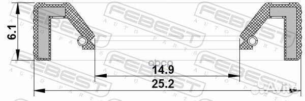 Сальник коробки передач ford focus CB4 2008-201