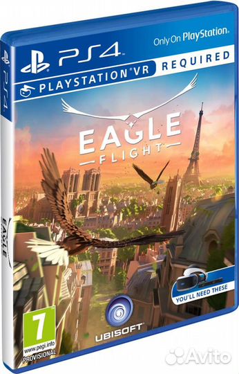 PS4 VR диск Eagle Flight,абсолютно новый,запечатан