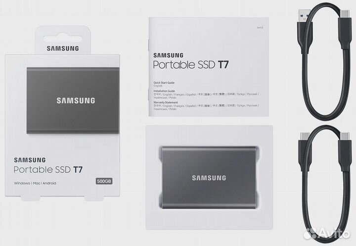 SSD Samsung Portable SSD T7 500GB