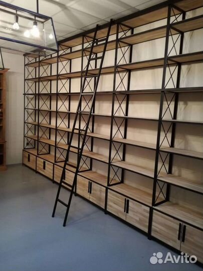Дизайнерская мебель, Лофт стеллаж, перегородки