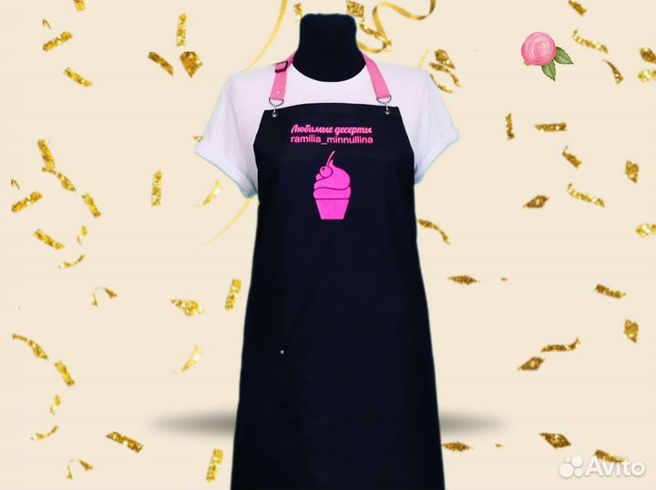 Фартук с логотипом для кофейни