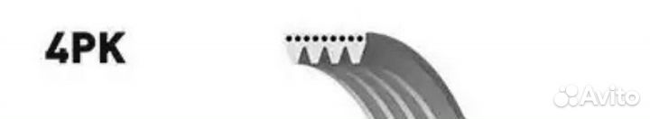 Gates 4PK1218 Ремень поликлиновый
