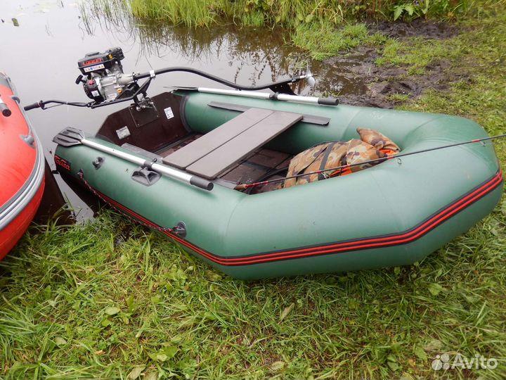 Лодка Тайга 270Р с лодочным мотором lonchin 6.5