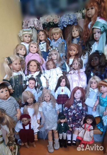 Коллекционные куклы винилл/фарфор