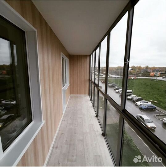 Остекление, отделка балконов.пвх/AL окна,двери