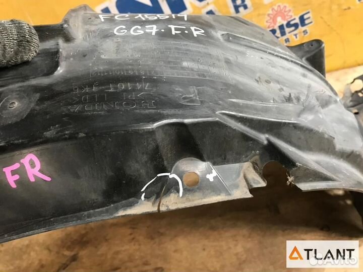 Подкрылок передний правый honda FIT shuttle