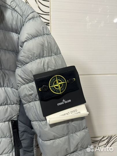 Stone island микропуховик micro yarn down оригинал