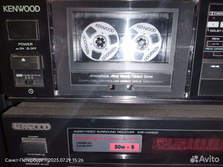 Кассетная дека kenwood KX-880(B)
