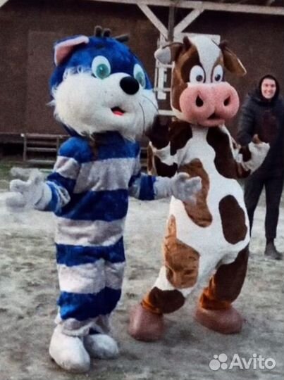 Ростовой костюм (кот Матроскин и корова Мурка)