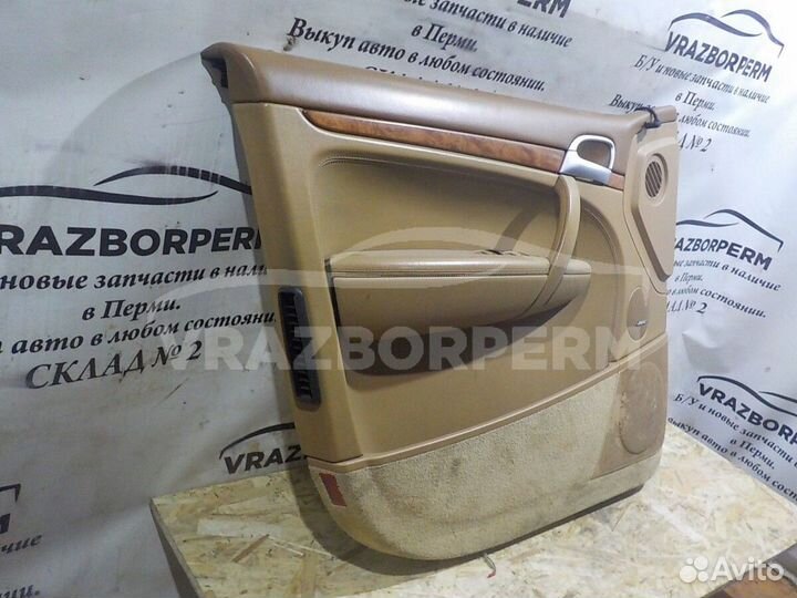 Обшивка двери передней левой (дверная карта) Porsc